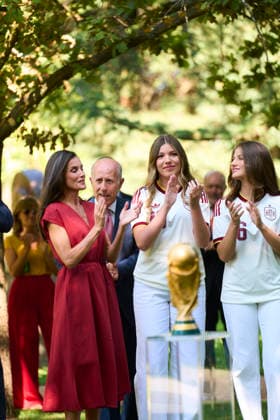July 20, 2026, Madrid, Madrid, Spain: Queen Letizia of Spain, Crown Princess Leonor, Princess Sofia receive National Football Team Following World Cup Win at Zarzuela Palace on July 20, 2026 in Madrid, Spain Madrid Spain  - ZUMAg15_ 20260720_zaf_g15_104 Copyright: xJackxAbuinx