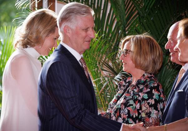 Queen Mathilde of Belgium and King Philippe - Filip of Belgium pictured during a concert on the eve of Belgium s National Day, Monday 20 July 2026 at the Novum theatre in Brussels. This classical music concert is organized by the Queen Elisabeth Competition, in collaboration with the Belgian National Orchestra.  BENOITxDOPPAGNE 181591088