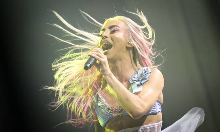 French singer Bilal Hassani performs during the first day of the Francofolies de Spa festival in Spa, Monday 20 July 2026. This year s edition of the festival is taking place from 20 to 26 July.  VIRGINIExLEFOUR 181591217
