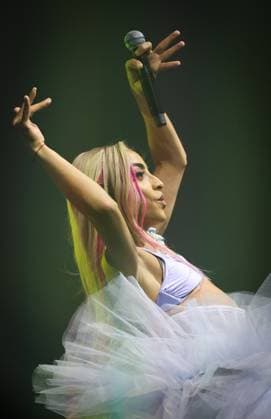 French singer Bilal Hassani performs during the first day of the Francofolies de Spa festival in Spa, Monday 20 July 2026. This year s edition of the festival is taking place from 20 to 26 July.  VIRGINIExLEFOUR 181591219