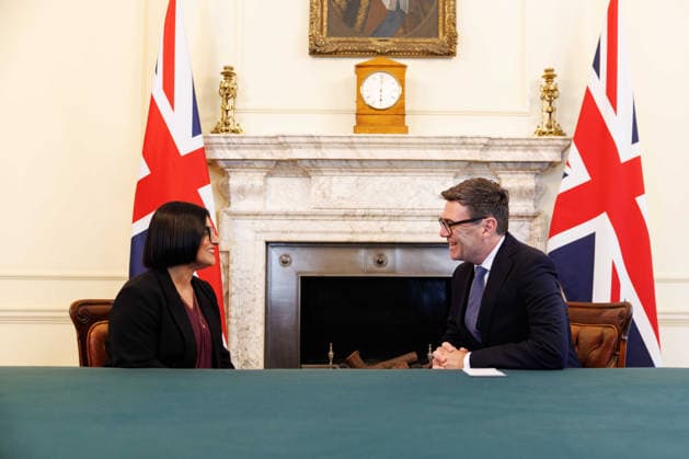 Prime Minister Andy Burnham appoints Cabinet 20 07 2026. London, United Kingdom. Prime Minister Andy Burnham reappoints Shabana Mahmood as Secretary of State for the Home Department in 10 Downing Street., Credit:Ben Perry B66 Avalon United Kingdom, Greater London, London, 10 Downing Street  Copyright: xBenxPerryx xB66x xAvalonx 1117603596