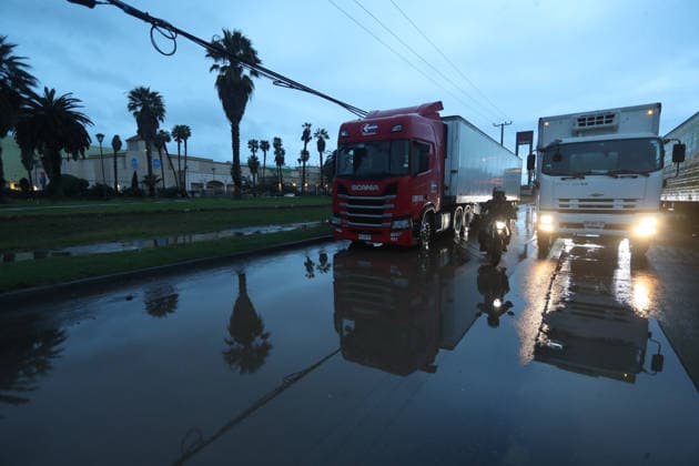 La Serena, July 20, 2026: Flooding in various parts of La Serena during the weather front battering the northern part of the country. Camilo Contreras, Aton Chile, La Serena, Chile. Aton 1174202  Copyright: CAMILOxCONTRERAS ATONxCHILE