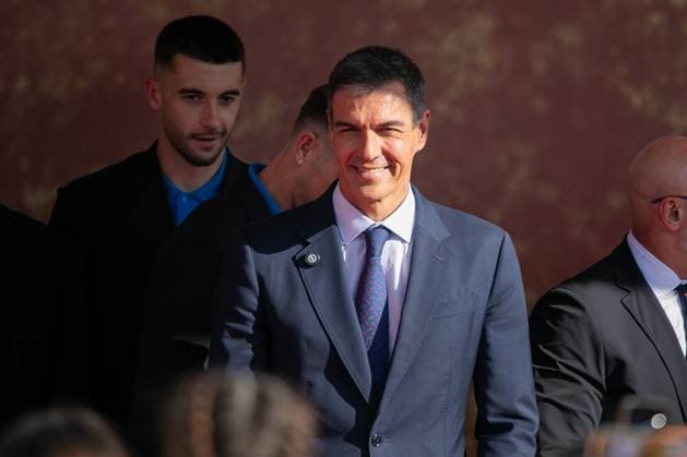 July 20, 2026, Madrid, Spain: The Prime Minister, Pedro Sanchez, attends an event at the Moncloa Palace complex in Madrid..The Prime Minister, Pedro Sanchez, welcomes the Spanish national football team, winners of the 2026 FIFA World Cup, to the Moncloa Palace complex. Madrid Spain - ZUMAs197 20260720_aaa_s197_123 Copyright: xDavidxCanalesx