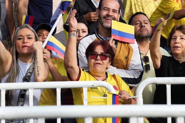 Colombia s president-elect Abelardo De la Espriella takes part during the Independence Day of Colombia military parade in Medellin, Colombia on July 20, 2026. Photo by: Camilo Moreno Long Visual Press Medellin Antioquia Colombia Copyright: xCamiloxMorenox