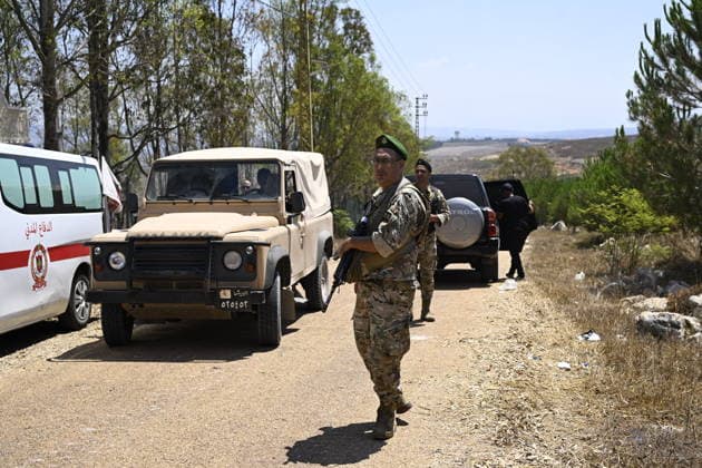 Lebanese army deploys to Nabatieh after Israeli withdrawal NABATIEH, LEBANON - JULY 21: Lebanese army troops deploy in the village of Zawtar al-Gharbiyeh, Nabatieh Governorate, Lebanon on July 21, 2026. Lebanese military announced its deployment to the region following the withdrawal of Israeli soldiers as part of a pilot project initiative in the country s south. Houssam Shbaro Anadolu Nabatieh Lebanon. Editorial use only. Please get in touch for any other usage.  Copyright: x2026xAnadoluxHoussamxShbarox
