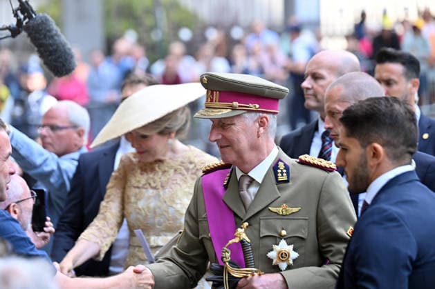 Belgium celebrates the 195th anniversary of its founding BRUSSELS, BELGIUM - JULY 21: Belgian King Philippe, Queen Mathilde attend a traditional Te Deum ceremony at the St. Michael and St. Gudula Cathedral to mark National Day, part of events celebrating the 195th anniversary of Belgium’s founding, in Brussels, Belgium, on July 21, 2026. Dursun Aydemir Anadolu Brussels Hoofdstedelijk Gewest Belgium. Editorial use only. Please get in touch for any other usage.  Copyright: x2026xAnadoluxDursunxAydemirx