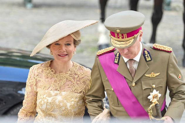 Royals At National Day Celebrations - Brussels King Philippe of Belgium attends the Te Deum ceremony at St. Michael Cathedral in Brussels, Belgium on July 21, 2026, in honor of Belgian National Day alongside Queen Mathilde and their children—Princesses Elisabeth and Eleonore, and Princes Gabriel and Emmanuel. Photo by Olivier Polet ABACAPRESS.COM Brussels Belgium  Copyright: xPoletxOlivier ABACAx
