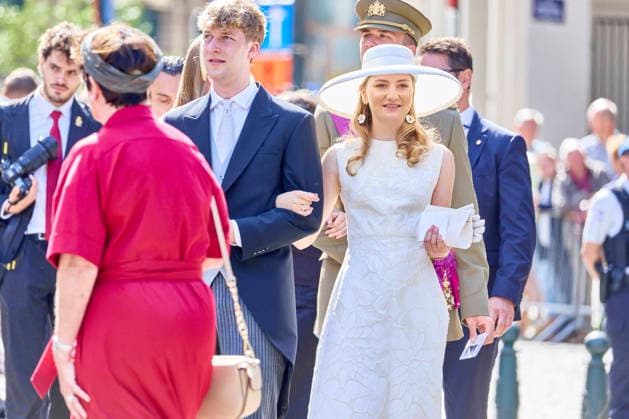 Royals At National Day Celebrations - Brussels King Philippe of Belgium attends the Te Deum ceremony at St. Michael Cathedral in Brussels, Belgium on July 21, 2026, in honor of Belgian National Day alongside Queen Mathilde and their children—Princesses Elisabeth and Eleonore, and Princes Gabriel and Emmanuel. Photo by Olivier Polet ABACAPRESS.COM Brussels Belgium  Copyright: xPoletxOlivier ABACAx