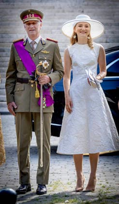 21-07-2026 Brussels King Philippe - Filip and Crown Princess Elisabeth at the Te Deum at the Sainte-Gudule cathedral during the Belgian national day in Brussels. Â  Copyright: xPPEx