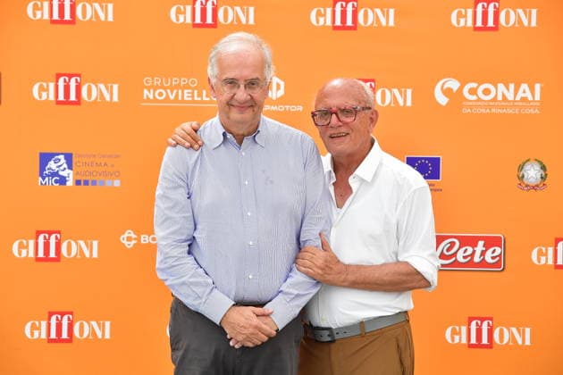 IPA86868770 - Giffoni Vallepiana Giffoni Festival 2026. Pictured: Walter Veltroni and Claudio Gubitosi  Copyright: xVincenzoxLandix xVincenzoxLandix 86868770