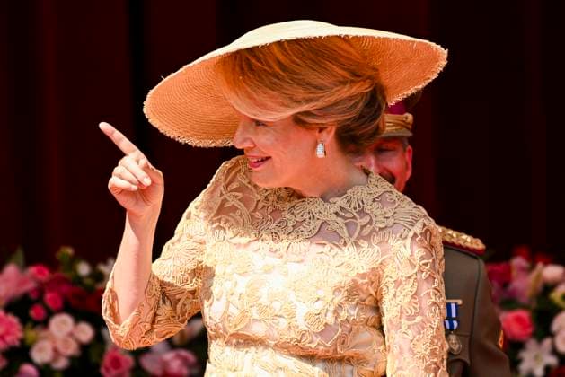 Military and civilian parade for the national Day 2026 BRUSSELS, BELGIUM - JULY 21 : Queen Mathilde of Belgium attend the military and civilian parade for the national Day 2026 on July 21, 2026 in Brussels, Belgium, 21 07 2026 Brussels Belgium  Copyright: xDidierxLebrunx