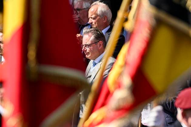 Military and civilian parade for the national Day 2026 BRUSSELS, BELGIUM - JULY 21 : Bart De Wever (N-VA), Prime minister of Belgium attend the military and civilian parade for the national Day 2026 on July 21, 2026 in Brussels, Belgium, 21 07 2026 Brussels Belgium  Copyright: xDidierxLebrunx