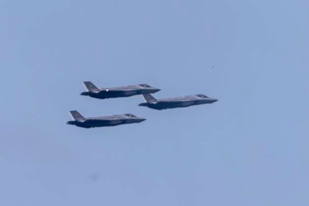 Military and civilian parade for the national Day 2026 BRUSSELS, BELGIUM - JULY 21 : F-35 airplanes Belgium airforce attend the military and civilian parade for the national Day 2026 on July 21, 2026 in Brussels, Belgium, 21 07 2026 Brussels Belgium  Copyright: xDidierxLebrunx