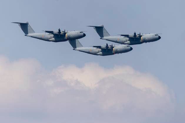Military and civilian parade for the national Day 2026 BRUSSELS, BELGIUM - JULY 21 : A-400M Airplanes attend the military and civilian parade for the national Day 2026 on July 21, 2026 in Brussels, Belgium, 21 07 2026 Brussels Belgium  Copyright: xDidierxLebrunx