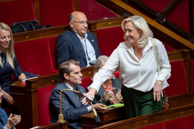 Questions to the government at the National Assembly - Paris Marine Le Pen during a session of questions to the government at the French National Assembly in Paris on July 21, 2026. Photo by Eliot Blondet ABACAPRESS.COM Paris France France  Copyright: xBlondetxEliot ABACAx