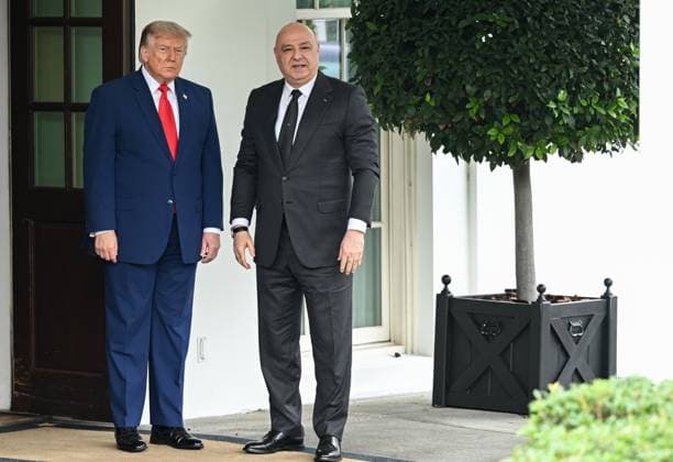 U.S. President Donald Trump meets Lebanese President Joseph Aoun WASHINGTON DC, UNITED STATES - JULY 21: U.S. President Donald Trump (L) greets Lebanese President Joseph Aoun (R) upon his arrival at the White House in Washington, D.C., United States, on July 21, 2026. Mehmet Eser Anadolu Washington DC United States. Editorial use only. Please get in touch for any other usage.  Copyright: x2026xAnadoluxMehmetxEserx