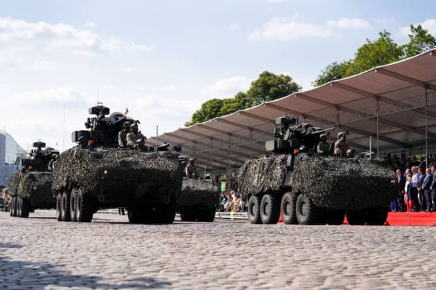 the military and civilian parade on the Belgian National Day, in Brussels, Tuesday 21 July 2026. This parade pays tribute to our Belgium s security and emergency services, such as the army, police, fire brigade or civil protection. MARIUS BURGELMAN  MariusxBurgelman 181685898