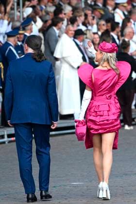 Military and civilian parade for the national Day 2026 BRUSSELS, BELGIUM - JULY 21 : Princess Delphine and Mr James O Hare attend the military and civilian parade for the national Day 2026 on July 21, 2026 in Brussels, Belgium, 21 07 2026 Brussels Belgium  Copyright: xDidierxLebrunx
