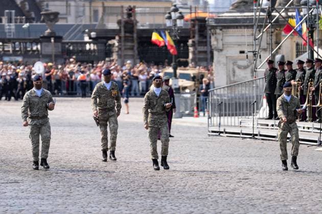 the military and civilian parade on the Belgian National Day, in Brussels, Tuesday 21 July 2026. This parade pays tribute to our Belgium s security and emergency services, such as the army, police, fire brigade or civil protection. MARIUS BURGELMAN  MariusxBurgelman 181686293