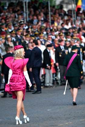 Military and civilian parade for the national Day 2026 BRUSSELS, BELGIUM - JULY 21 : Princess Delphine attend the military and civilian parade for the national Day 2026 on July 21, 2026 in Brussels, Belgium, 21 07 2026 Brussels Belgium  Copyright: xDidierxLebrunx