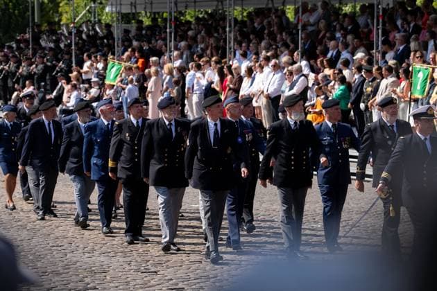 the military and civilian parade on the Belgian National Day, in Brussels, Tuesday 21 July 2026. This parade pays tribute to our Belgium s security and emergency services, such as the army, police, fire brigade or civil protection. MARIUS BURGELMAN  MariusxBurgelman 181686399