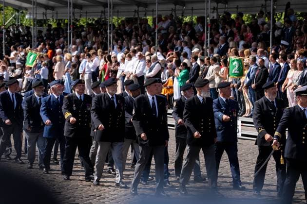 the military and civilian parade on the Belgian National Day, in Brussels, Tuesday 21 July 2026. This parade pays tribute to our Belgium s security and emergency services, such as the army, police, fire brigade or civil protection. MARIUS BURGELMAN  MariusxBurgelman 181686557