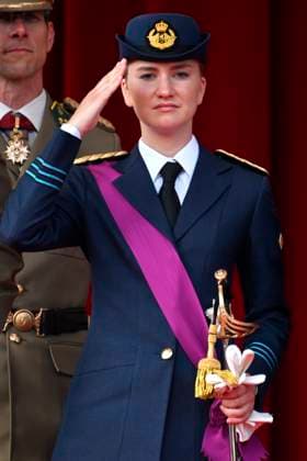 Military and civilian parade for the national Day 2026 BRUSSELS, BELGIUM - JULY 21 : Princess Elisabeth attend the military and civilian parade for the national Day 2026 on July 21, 2026 in Brussels, Belgium, 21 07 2026 Brussels Belgium  Copyright: xDidierxLebrunx