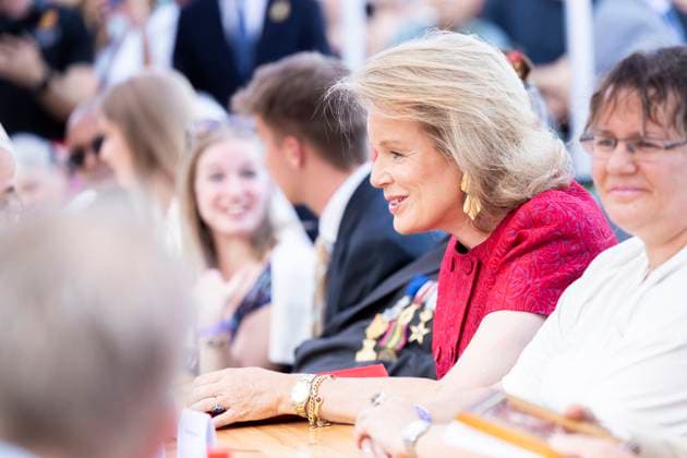 Resto National - National Day 2026 BRUSSELS, BELGIUM - JULY 21 : King Philippe of Belgium, Queen Mathilde of Belgium, Prince Emmanuel of Belgium, Prince Gabriel of Belgium, Princess Eleonore of Belgium, Princess Elisabeth of Belgium attend the Tout le Monde à Table (Everyone to the Table), a Resto National initiative at Place du Jeu de Balle for the national Day 2026 on July 21, 2026 in Brussels, Belgium, 21 07 2026 Brussels Belgium  Copyright: xXpix