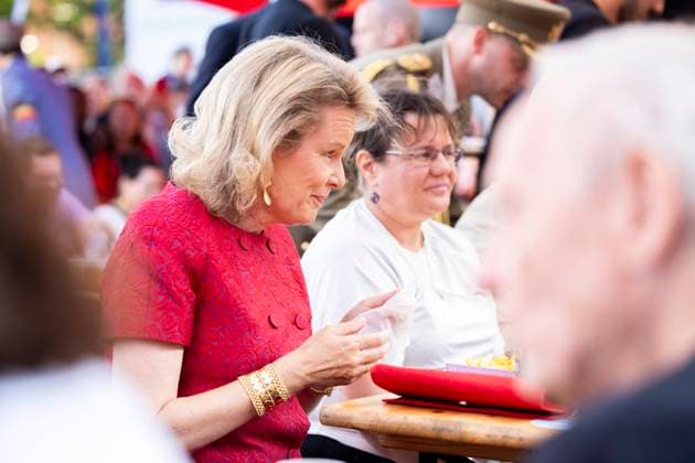 Resto National - National Day 2026 BRUSSELS, BELGIUM - JULY 21 : King Philippe of Belgium, Queen Mathilde of Belgium, Prince Emmanuel of Belgium, Prince Gabriel of Belgium, Princess Eleonore of Belgium, Princess Elisabeth of Belgium attend the Tout le Monde à Table (Everyone to the Table), a Resto National initiative at Place du Jeu de Balle for the national Day 2026 on July 21, 2026 in Brussels, Belgium, 21 07 2026 Brussels Belgium  Copyright: xXpix