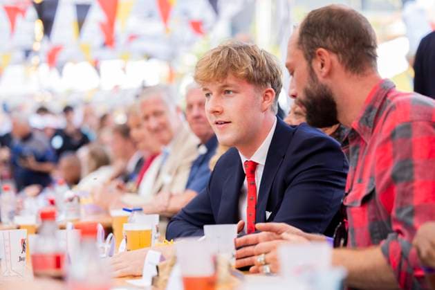 Resto National - National Day 2026 BRUSSELS, BELGIUM - JULY 21 : King Philippe of Belgium, Queen Mathilde of Belgium, Prince Emmanuel of Belgium, Prince Gabriel of Belgium, Princess Eleonore of Belgium, Princess Elisabeth of Belgium attend the Tout le Monde à Table (Everyone to the Table), a Resto National initiative at Place du Jeu de Balle for the national Day 2026 on July 21, 2026 in Brussels, Belgium, 21 07 2026 Brussels Belgium  Copyright: xXpix