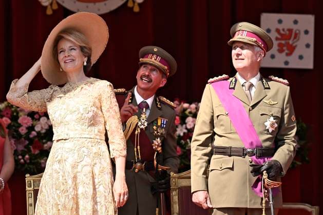 Military and civilian parade for the national Day 2026 BRUSSELS, BELGIUM - JULY 21 : King Philippe, Queen Mathilde attend the military and civilian parade for the national Day 2026 on July 21, 2026 in Brussels, Belgium, 21 07 2026 Brussels Belgium  Copyright: xDidierxLebrunx
