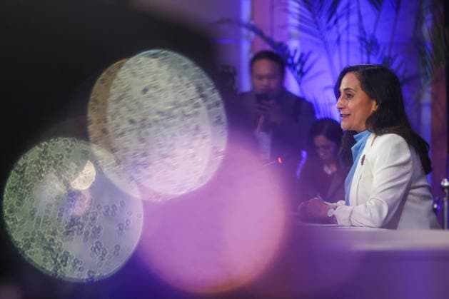 ASEAN Foreign Ministers Meeting in Philippines METRO MANILA, PHILIPPINES - JULY 22: Canadian Foreign Minister Anita Anand speaks during a meeting between ASEAN and Canadian foreign ministers, as part of the ASEAN foreign ministers summit, in Pasay City, Metro Manila, Philippines, on July 22, 2026. The week-long summit, which will run through July 24, gathers foreign ministers and top diplomats from ASEAN nations and major powers to discuss issues surrounding geopolitical challenges, energy supplies, trade, food, security cooperation, Myanmar civil war and the Five-Point Consensus, as well as and the impacts of US-Iran conflict. Daniel Ceng Anadolu Metro Manila Philippines. Editorial use only. Please get in touch for any other usage.  Copyright: x2026xAnadoluxDanielxCengx