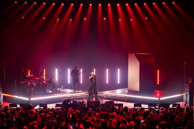 July 21, 2026, London, United Kingdom: Adam Lambert seen live on stage during a concert. Adam Lambert performed at a concert at Roundhouse Camden, London UK July 21st 2026 to celebrate the release of his new Album ADAM London United Kingdom - ZUMAs197 20260721_aaa_s197_147 Copyright: xBonniexBritainx