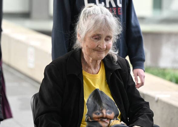 ANNETTE MASON DEATH INQUEST, Judith Anderson, mother of victim Annette Mason is seen at the inquest into the 1989 murder of teen girl Annette Mason at the Brisbane Magistrate s Court in Brisbane, Wednesday, July 22, 2026. ( NO ARCHIVING BRISBANE QUEENSLAND AUSTRALIA  Copyright: xDARRENxENGLANDx 20260722174606433079