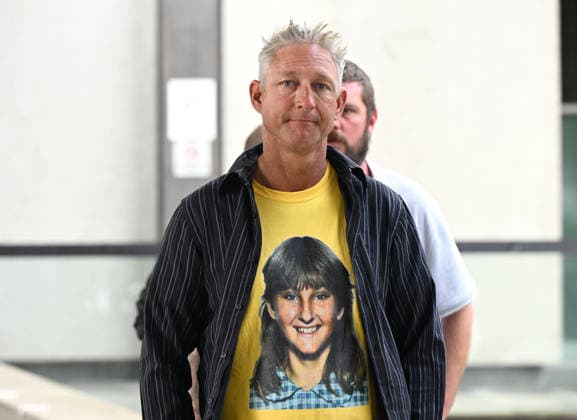 ANNETTE MASON DEATH INQUEST, Kevin Mason, the brother of alleged victim Annette Mason is seen at the inquest into the 1989 murder of teen girl Annette Mason at the Brisbane Magistrate s Court in Brisbane, Wednesday, July 22, 2026. ( NO ARCHIVING BRISBANE QUEENSLAND AUSTRALIA  Copyright: xDARRENxENGLANDx 20260722148324960405
