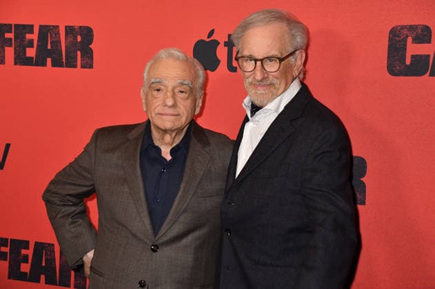 NEW YORK, NY - JULY 21: Martin Scorsese and Steven Spielberg at the Apple TV Cape Fear Finale Event on July 21, 2026 at DGA Theater in New York City. Credit: AdMedia New York City USA - ZUMAa123 20260721_zaa_a123_063 Copyright: xJackxFyckex