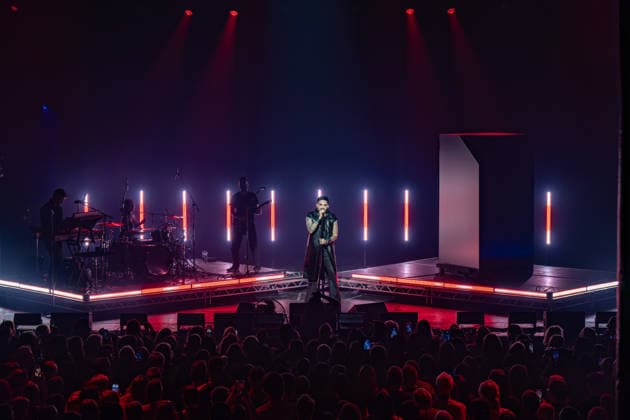 July 21, 2026, London, United Kingdom: Adam Lambert seen performing live on stage.Adam Lambert seen live on stage during a concert. Adam Lambert performed at a concert at Roundhouse Camden, London UK July 21st 2026 to celebrate the release of his new Album ADAM London United Kingdom - ZUMAs197 20260721_aaa_s197_152 Copyright: xBonniexBritainx