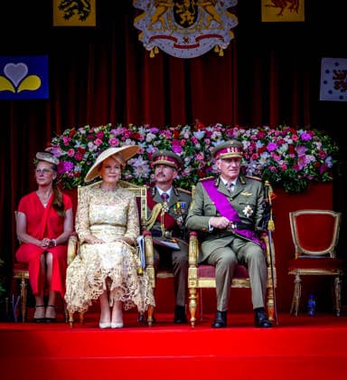 21-07-2026 Defile Queen Mathilde and King Philippe - Filip attend a parade marking the Belgian National Day in Brussels. Â  Copyright: xPPEx