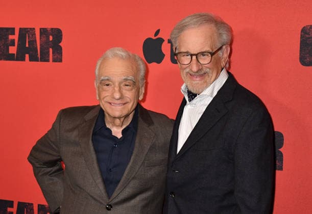 Apple TV Cape Fear NY Finale Event NEW YORK, NY - JULY 21: Martin Scorsese and Steven Spielberg at the Apple TV Cape Fear Finale Event on July 21, 2026 at DGA Theater in New York City. Credit: Jack Fycke AdMedia New York City New York USA EDITORIAL USE ONLY  Copyright: xx JackxFycke AdMediax admphotosthree007161