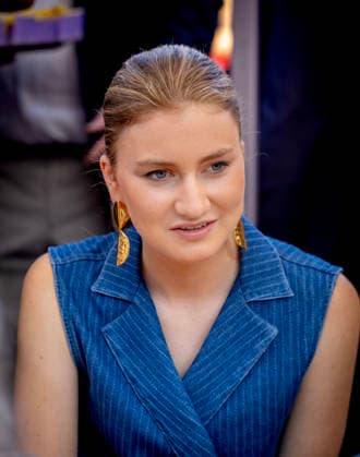 21-07-2026 Resto Crown Princess Elisabeth during the Everyone to the Table initiative by Resto National at Vossenplein - Place du Jeu de Balle, as part of the National Holiday in Brussels Â  Copyright: xPPEx