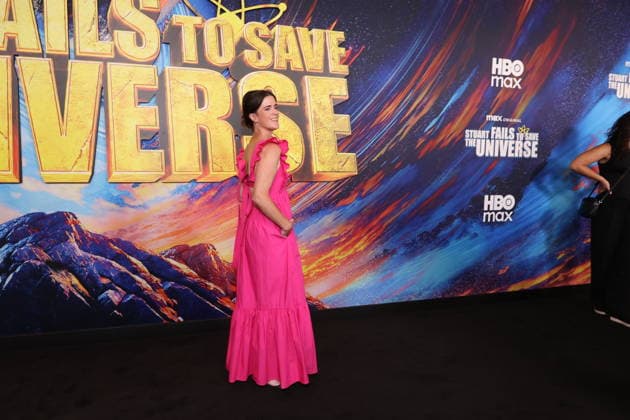 Los Angeles CA July 21: Mary Holland at the premiere of Stuart Fails to Save the Universe at The Academy Museum of Motion Pictures in Los Angeles on July 21, 2026. Credit: USA - ZUMAa123 20260721_zaa_a123_364 Copyright: xAdMediax
