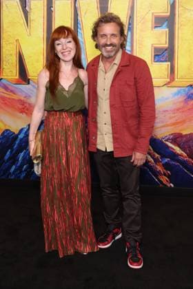 Los Angeles CA July 21: Ruth Connell and Rob Benedict at the premiere of Stuart Fails to Save the Universe at The Academy Museum of Motion Pictures in Los Angeles on July 21, 2026. Credit: USA - ZUMAa123 20260721_zaa_a123_370 Copyright: xAdMediax