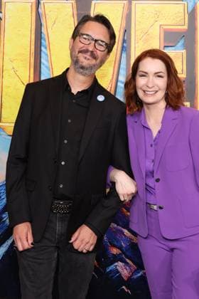 Los Angeles CA July 21: Wil Wheaton and Felicia Day at the premiere of Stuart Fails to Save the Universe at The Academy Museum of Motion Pictures in Los Angeles on July 21, 2026. Copyright: xAdMediax xMediaPunchx