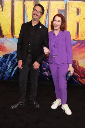 Los Angeles CA July 21: Wil Wheaton and Felicia Day at the premiere of Stuart Fails to Save the Universe at The Academy Museum of Motion Pictures in Los Angeles on July 21, 2026. Copyright: xAdMediax xMediaPunchx