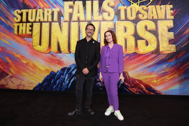 The Premiere of Stuart Fails to Save the Universe Los Angeles CA July 21: Wil Wheaton and Felicia Day at the premiere of Stuart Fails to Save the Universe at The Academy Museum of Motion Pictures in Los Angeles on July 21, 2026. Credit: AdMedia EDITORIAL USE ONLY  Copyright: xx AdMediax admphotosthree007404