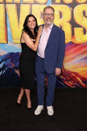 Los Angeles CA July 21: Jessica Queller and Bill Prady at the premiere of Stuart Fails to Save the Universe at The Academy Museum of Motion Pictures in Los Angeles on July 21, 2026. Copyright: xAdMediax xMediaPunchx