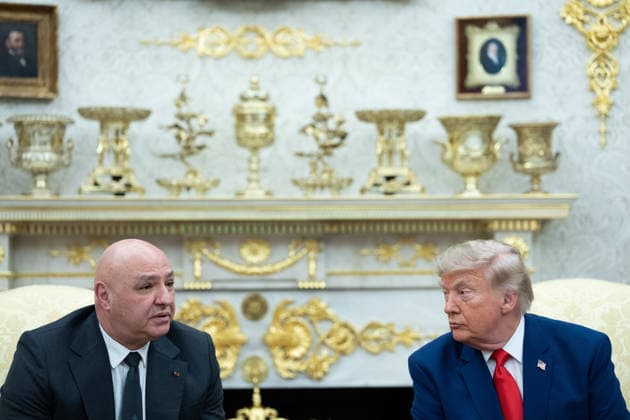 July 21, 2026, Washington, District Of Columbia, USA: President DONALD J TRUMP meets with President JOSEPH AOUN of the Republic of Lebanon in the Oval Office of the White House. Aoun is in Washington to present a proposal designed to disarm the Iran-backed militant group Hezbollah and secure Israel s withdrawal from Lebanon. Washington USA - ZUMAs152 20260721_faa_s152_031 Copyright: xAaronxSchwartzx-xPoolxviaxCNPx