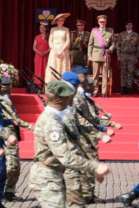 RECORD DATE NOT STATED Belgium’s National Day 2026: Queen Mathilde of Belgium (left) and King Philippe of Belgium (right) attend Belgium’s National Day on July 21, 2026, in Brussels, Belgium. Belgium’s National Day on July 21 commemorates the coronation of King Leopold I as the country’s first monarch in 1831, when he swore allegiance to the constitution and established Belgium’s constitutional monarchy following the Belgian Revolution of 1830. Although the holiday was originally celebrated on September 27 to mark the expulsion of Dutch forces, it was officially moved to July 21 and first observed on that date in 1890. Brussels, Quartier Royal, Brussels-Capital Region, Belgium  Copyright: xMonassexT Andia.frx 462791
