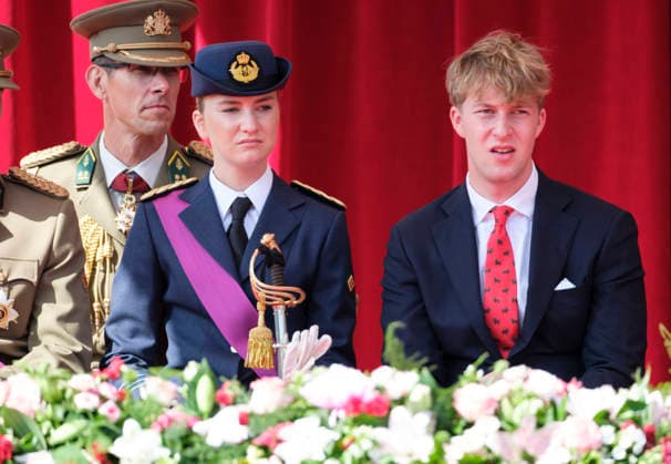 RECORD DATE NOT STATED Belgium s National Day 2026: Princess Elisabeth of Belgium, Duchess of Brabant (left), and Prince Gabriel of Belgium (right) attend Belgium s National Day on July 21, 2026, in Brussels, Belgium’s National Day on July 21 commemorates the coronation of King Leopold I as the country’s first monarch in 1831, when he swore allegiance to the constitution and established Belgium’s constitutional monarchy following the Belgian Revolution of 1830. Although the holiday was originally celebrated on September 27 to mark the expulsion of Dutch forces, it was officially moved to July 21 and first observed on that date in 1890. Brussels, Quartier Royal, Brussels-Capital Region, Belgium  Copyright: xMonassexT Andia.frx 462795
