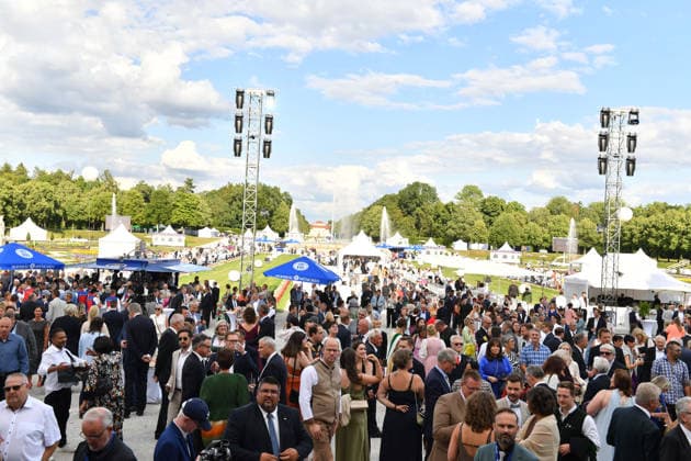 Übersicht Sommerempfang des Bayerischen Landtags 2026 Neuen Schloss Schleißheim München 21. Juli 2026 *** Overview: 2026 Summer Reception of the Bavarian State Parliament, New Schleißheim Palace, Munich, July 21, 2026